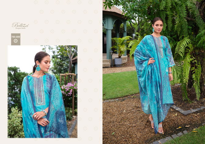 Resham By Beliza Cotton Dress Material Catalog